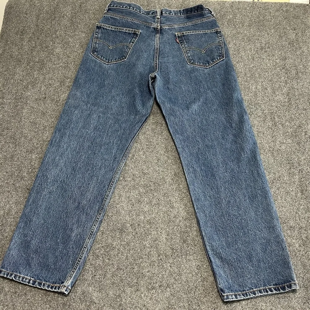 Levi's 550 Regular Straight‎ Men's Blue Denim Jeans Size 34 X 30